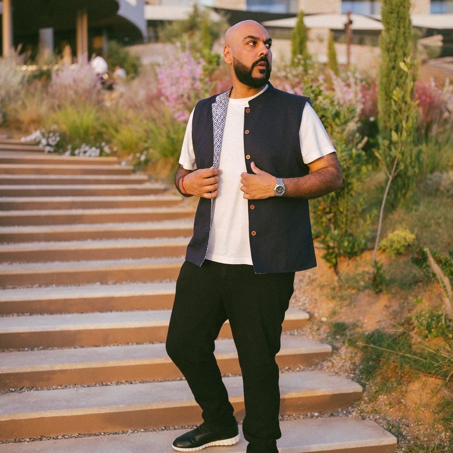 DJ Chonkx at a wedding event, portrait
