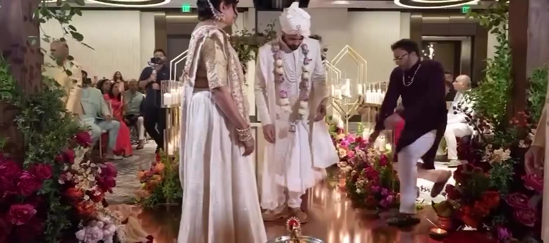 Destination wedding DJ Chonkx at a wedding celebration in Houston, Texas